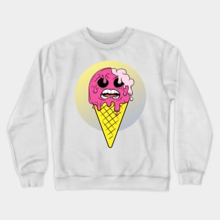 Scary ice-cream Crewneck Sweatshirt